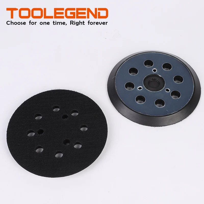 Hot Sale 5in Sanding Backing Pad On Electric Belt Sander 3 In 1 Dry Wall Air Grinder Machine Disc Bodywork 125 Mm Pads