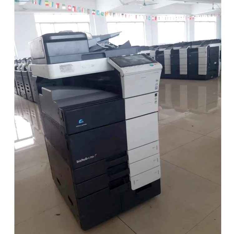  Новая модель высокоскоростного копировального аппарата Konica MInolta Bizhub C759 цифровая печать фотокопировальная машина копировальные