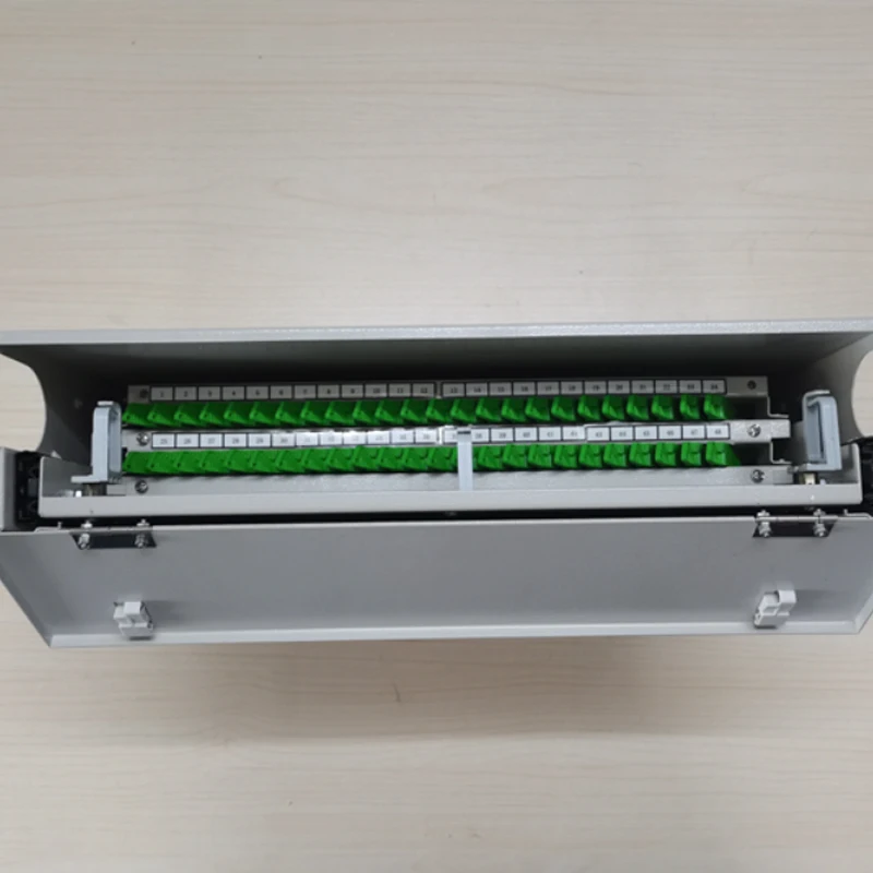 Optical Distribution Frame, 48 cores, with E2000 adaptors and pigtails, ODF,  Patch Panel
