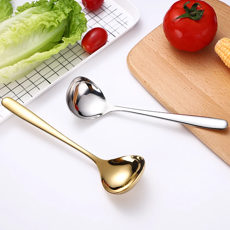 Deep Dinner Spoon 304 Stainless Steel Soup Spoon