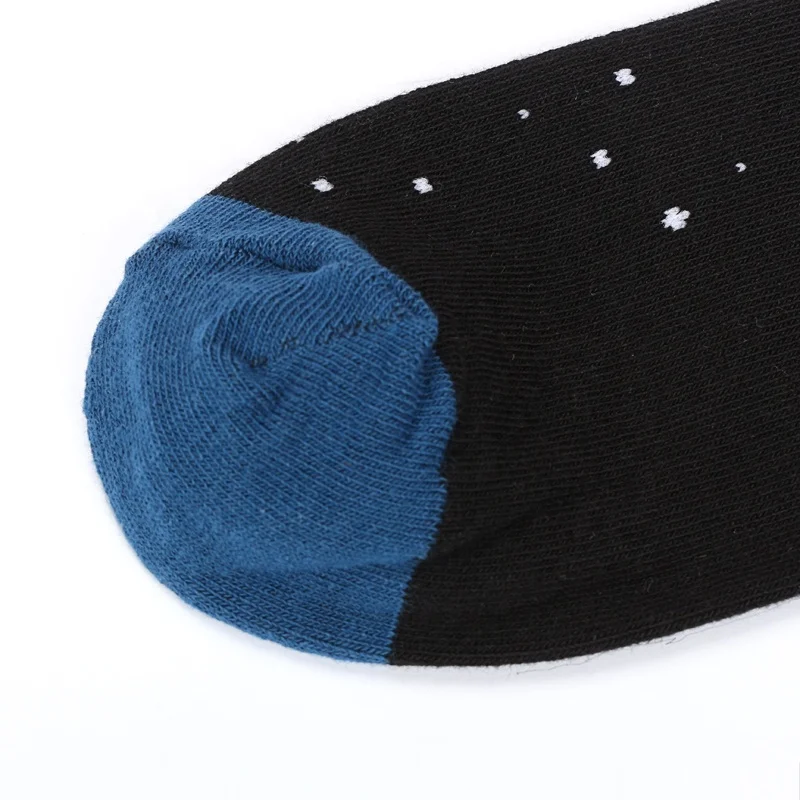 Popular custom jacquard crew socks for men