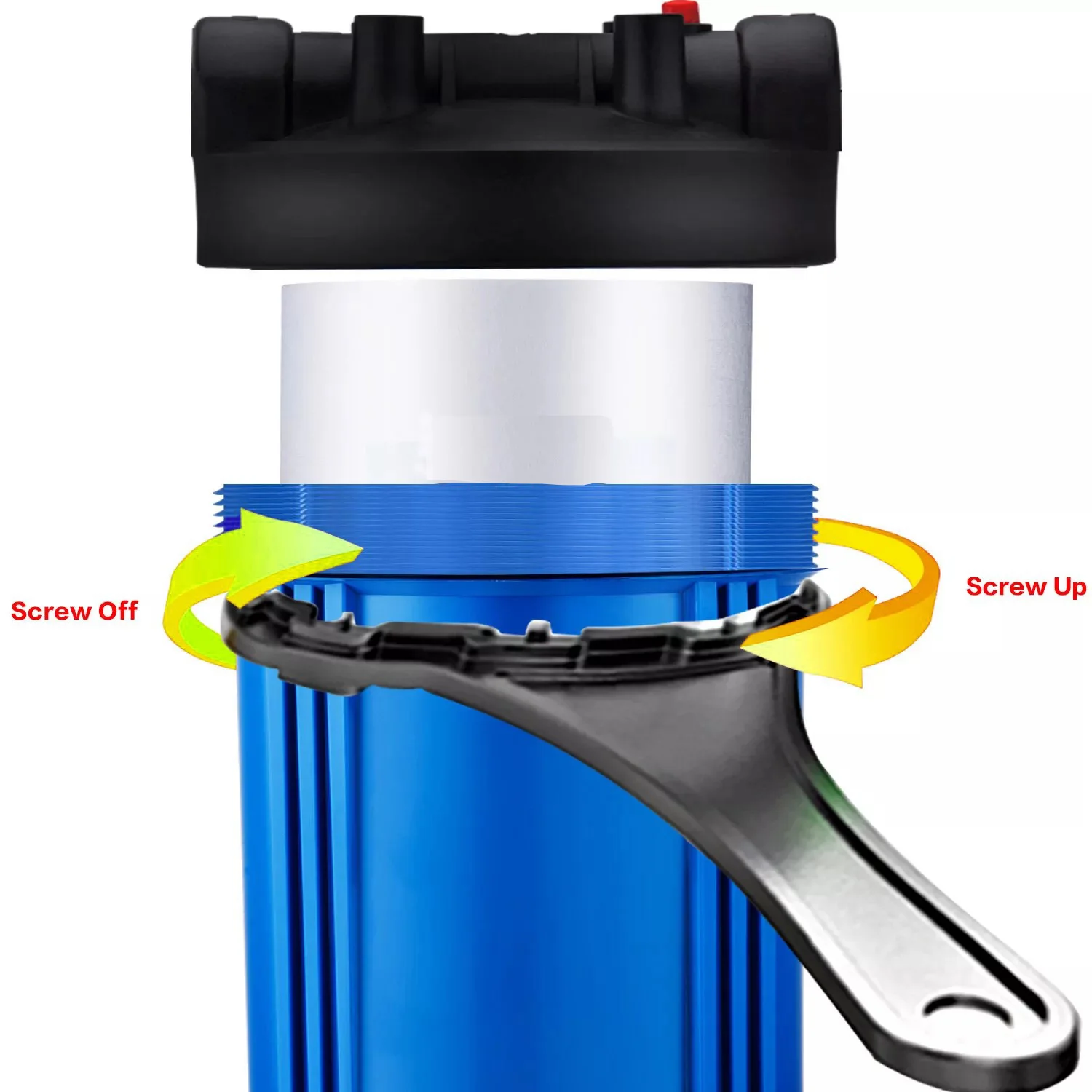 10 Inch Water Purification Filter Whole House Water Filter Unit Reverse Osmosis Filter Housing