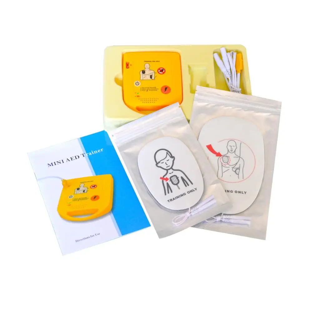  Elysaid Mini AED Trainer XFT-D0009 автоматическое устройство для внешней тренировки с электродами/языковой