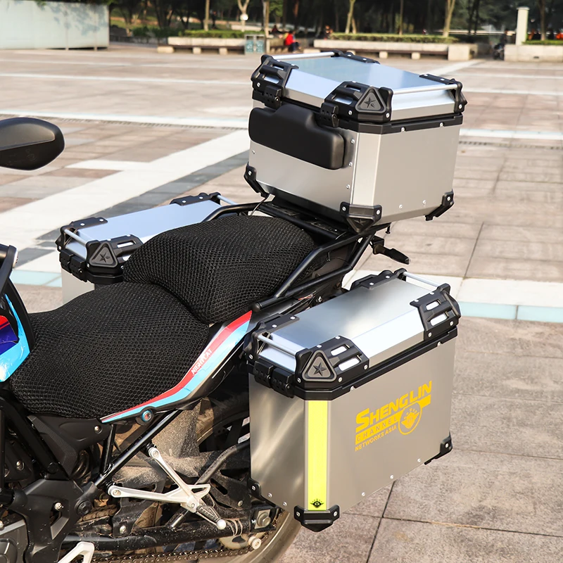 SHENGLIN High Quality Saddle Pannier Aluminum Motorcycle Side Box For Sale