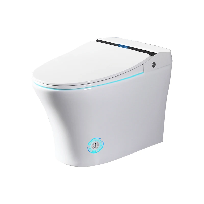 High standard hygienic one piece floor mount smart clean hygiene sanitising toilet