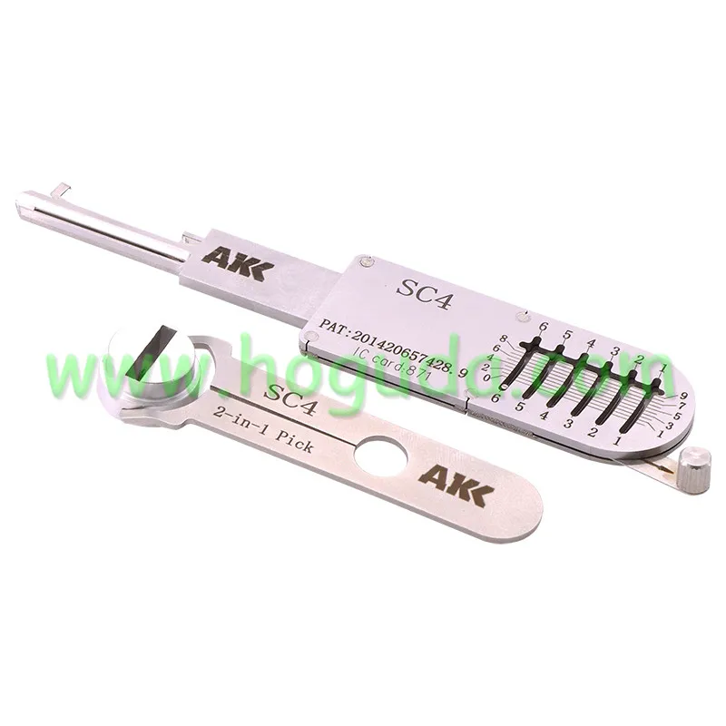 Original AKK Tools SC4 2 in 1 Decoder And Lock Picks Tool