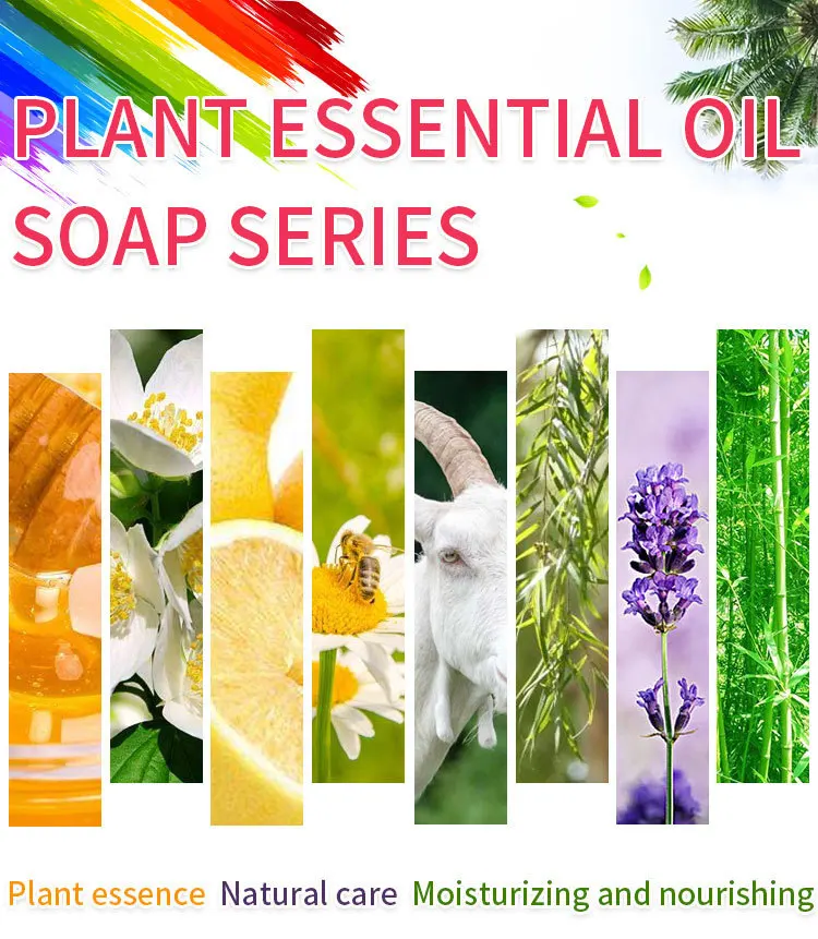 Natural Organic Herbal Soap Bar Handmade Wholesale Fruit Lavender Oatmeal Rose Make Own Hand Made Soap