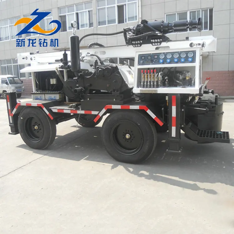 Economical Hot Exported 260m SLY510 portable water well drilling rig for sale