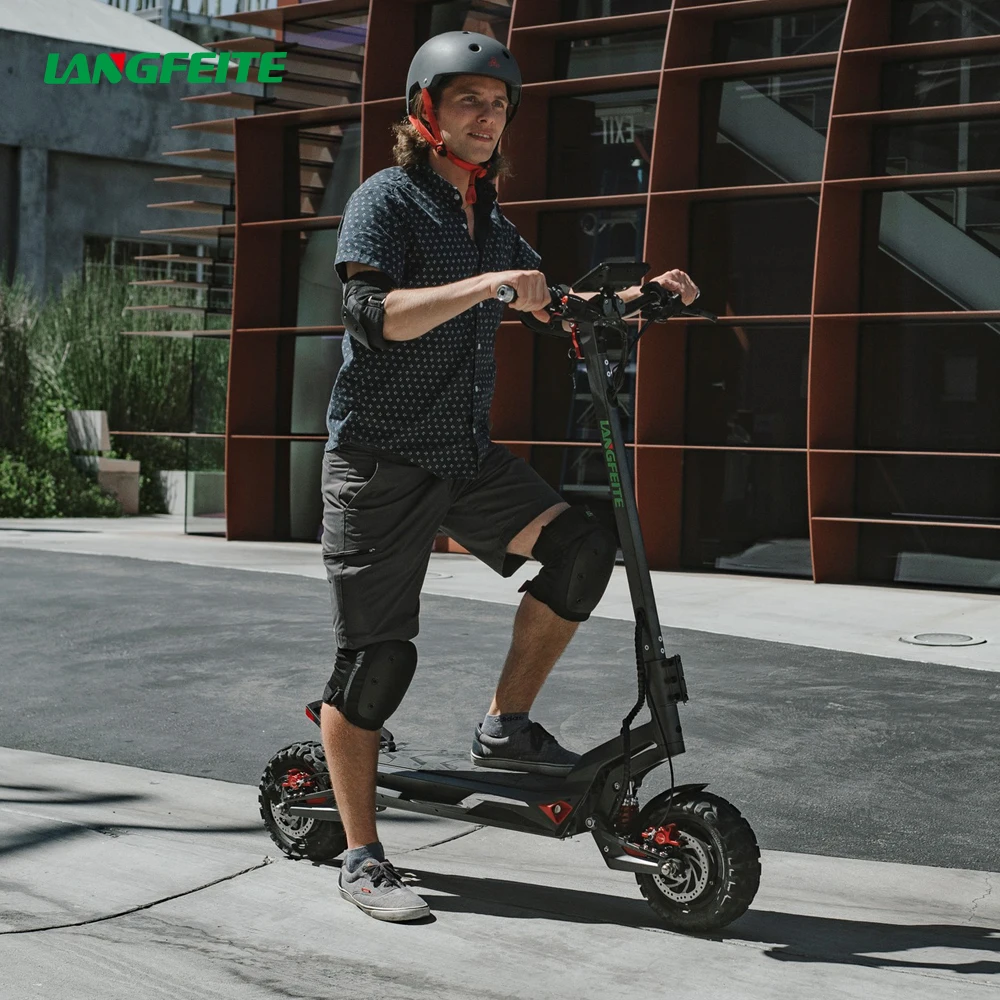 LANGFEITE бренд C1 Глобальный скутер 50kmh Замена батареи E Abe Germany цена Elektrikli Escooter Электрический