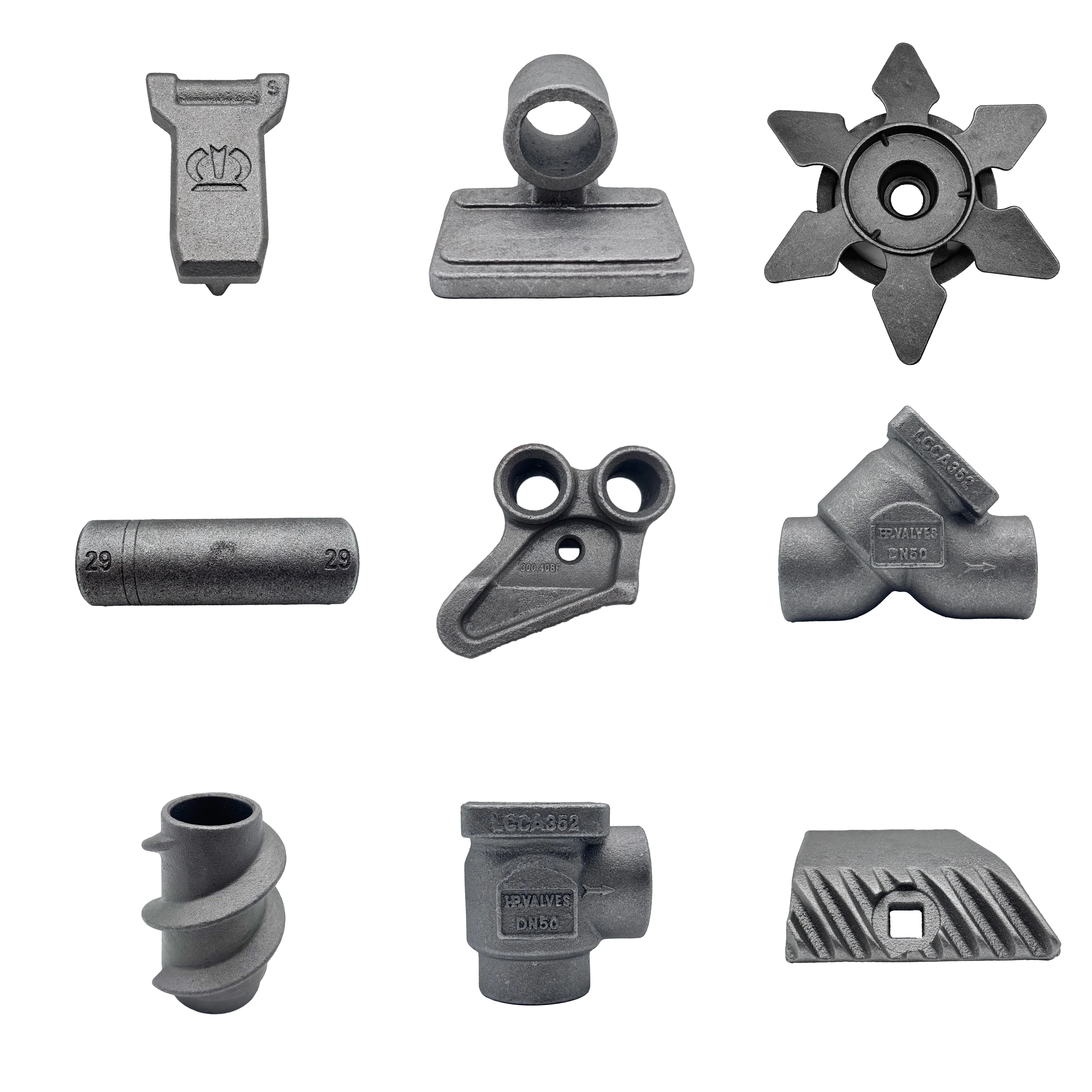 LC Machinery ISO factory High-Quality Carbon Steel Iron Aluminum Casting Parts OEM Components Precision Sand Casting Services
