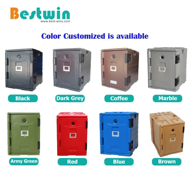 1/1 GN Pan Included Catering Transport Container Thermal Cabinet Keep Warm Insulated Food Pan Carrier Set