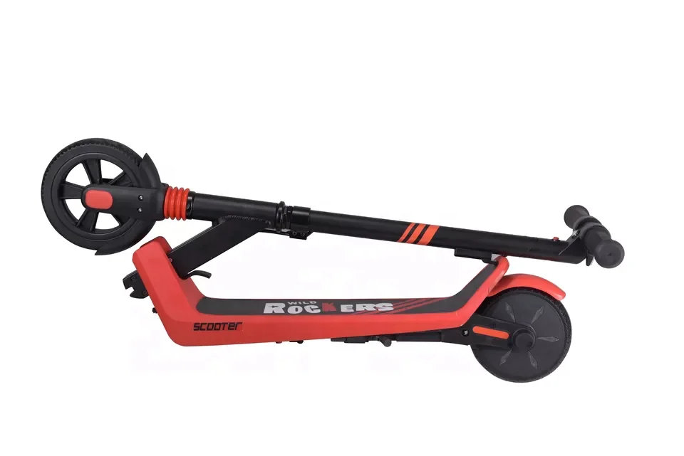 2023 China New design 2.5 AH Battery with flashing wheel Electric Children Scooter 130w Unisex Kids Electric Scooter