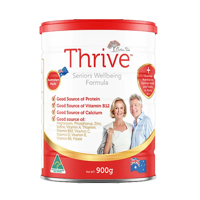Hot sale seniors wellbeing healthy formula milk powder a milk based meal replacement powder that enhances health and vitality