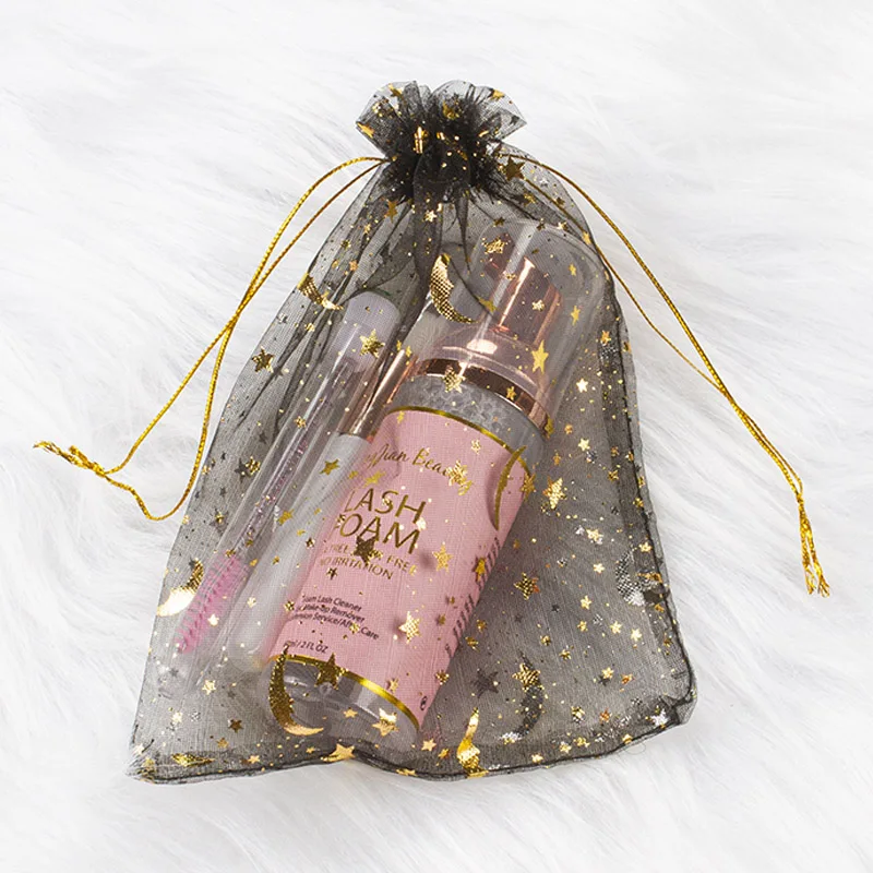 Private label vegan eyelashes cleaning foam cleaner lashes wimpernshampoo shampoing cils