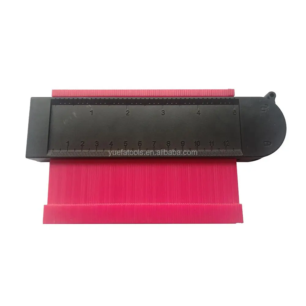 Factory Directly Sale  5 inch Contour Gauge with lock ABS plastic Shape duplicator