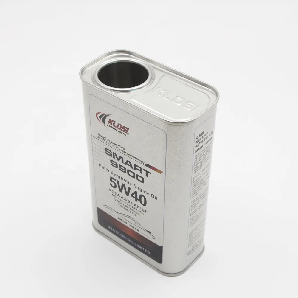 Оптовая продажа квадратные банки для моторного масла 1L 1.2L пустая металлическая жестяная банка химического