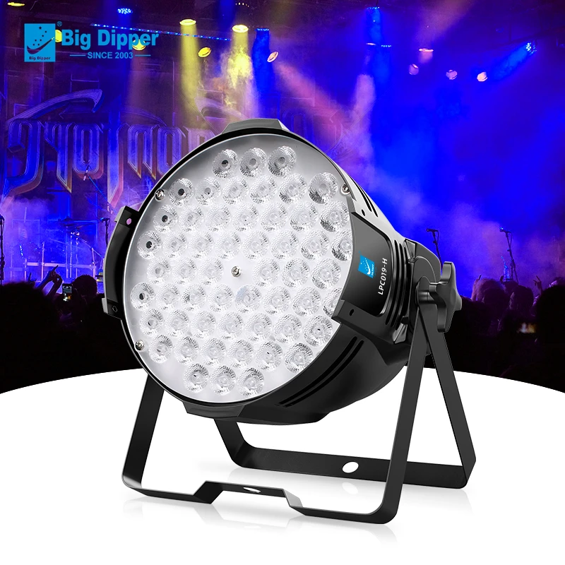 Big Dipper Led 54x4w RGB 3in1 Stage Light Dmx512 Par Light 120W Party Disco Lighting LPC019-H