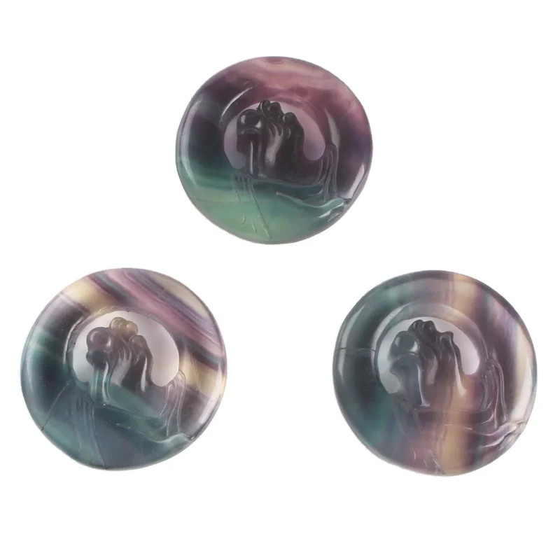 Competitive Price Colorful Fashion natural fluorite Pearl pendant