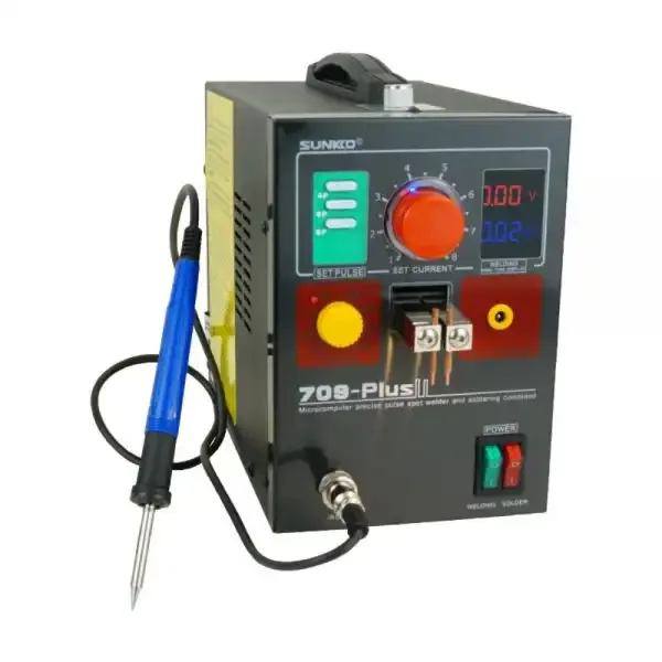SUNKKO 709 Plus 4.3KW Spot Welding Machine for 18650 Battery Nickel Strip Welding Precision Pulse Spot Welder with Soldering Pen