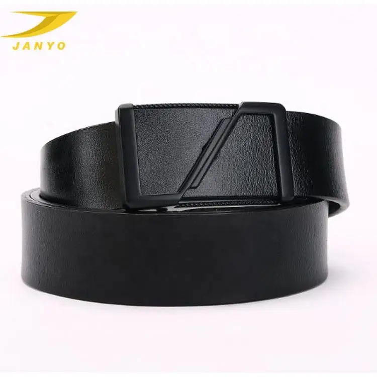 Manufacturer Custom Design Services Toothless Alloy men Automatic Buckle Genuine Leather belt