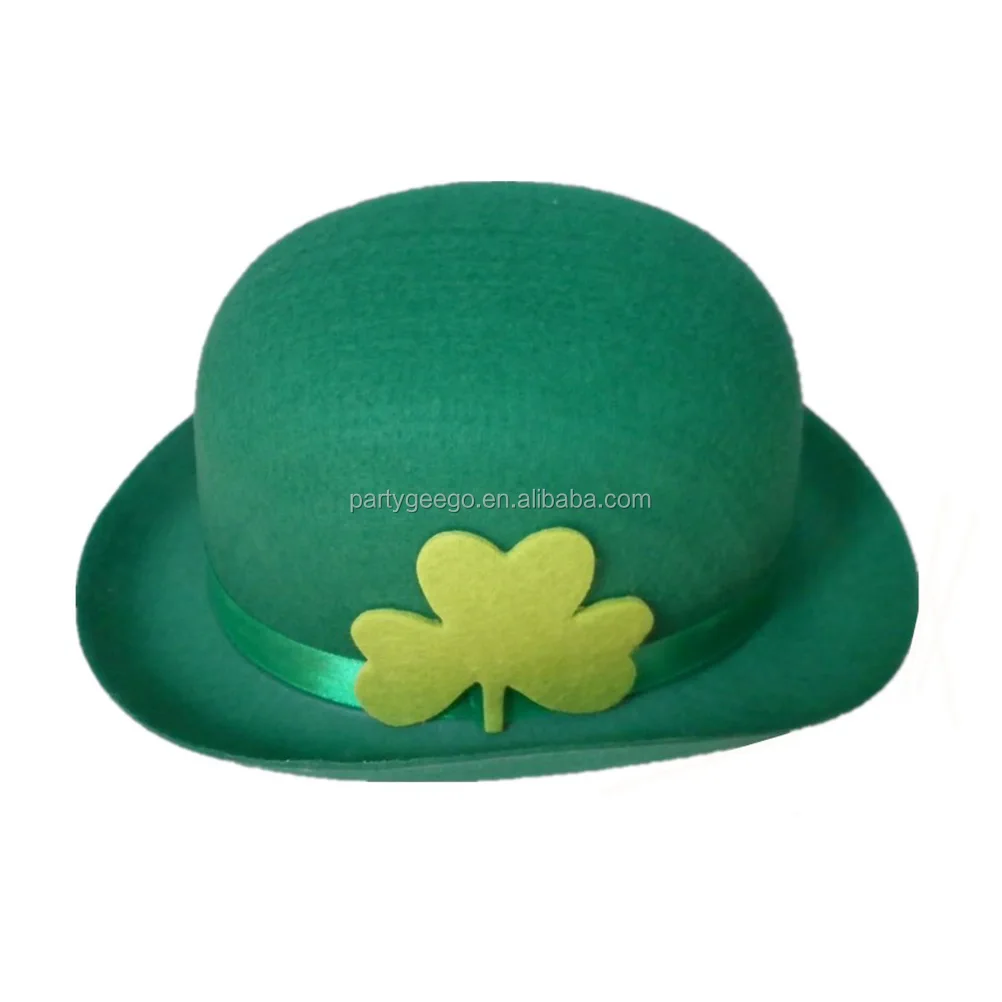 st patrick funny new design jester irish hat carnival party ox horn costume velvet hat