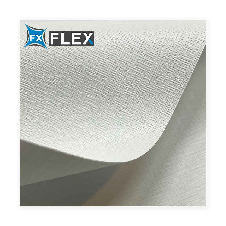 Varied Embossing PVC Sunscreen Roller Blinds Blackout Shades Fabric For PVC Window Curtain