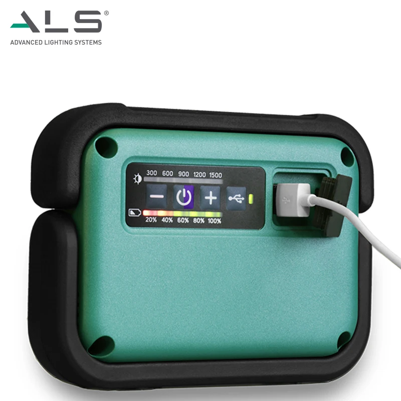 ALS Magnetic Waterproof Rechargeable COB & UV LED Spot Light Work Light Professional Emergency Light