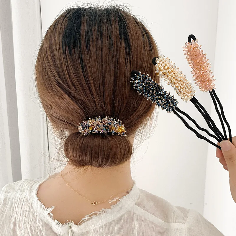 Fancy Hair Clips Barrettes Hairpins For Women Girls, Elegant Handmade Fashion Headwear Styling Tools Hair Accessor