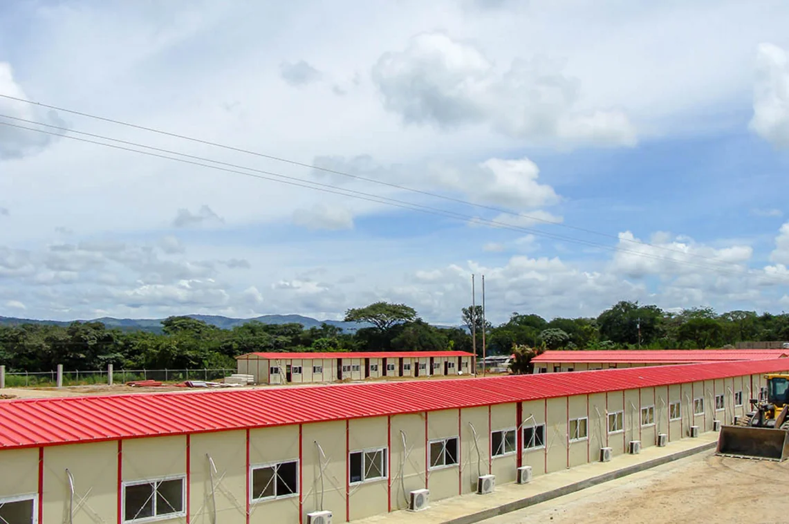 K Type Modular House and Car Garage Economical Labor Camp for Construction Sites Versatile Use for Warehouse Office Workshop