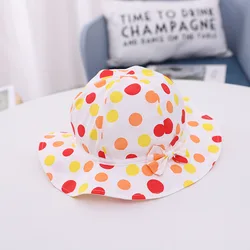 Wholesale High Quality Baby Boy Girls Double-Sided Fisherman Hat Print Cotton Cartoon Pattern Cute Bucket Hat For Kids Children
