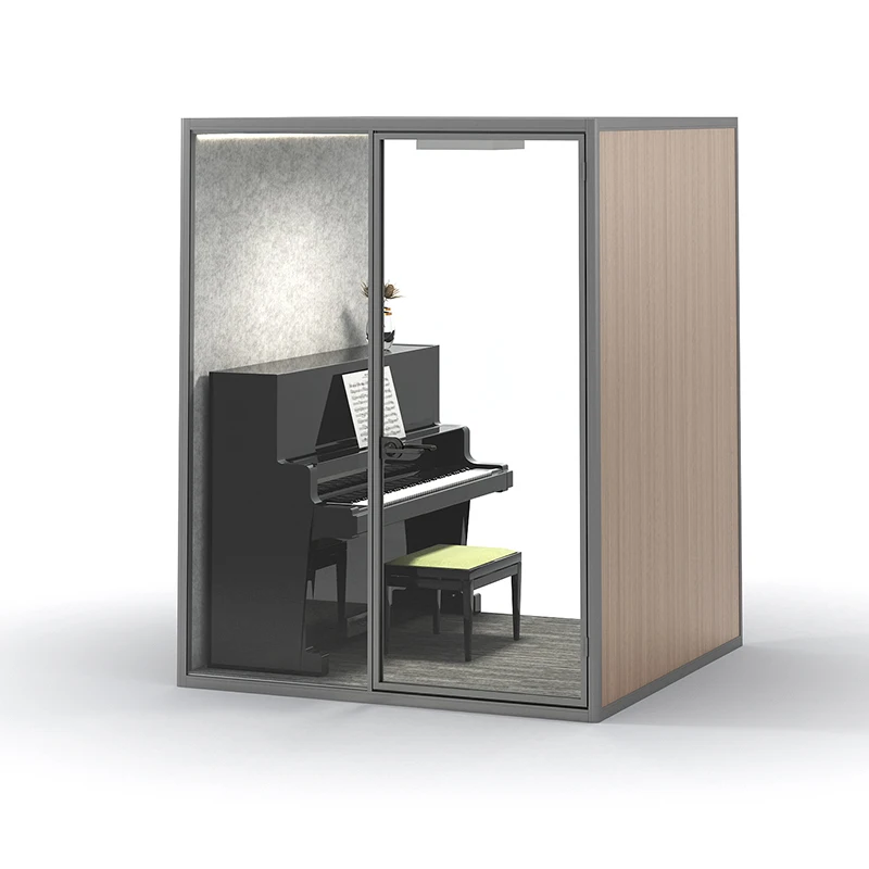 OEM Custom Size Meeting Room Piano Soundproof Booth Sound Insulation Music Live Webcasting Studio Telephone Outdoor Office Pods
