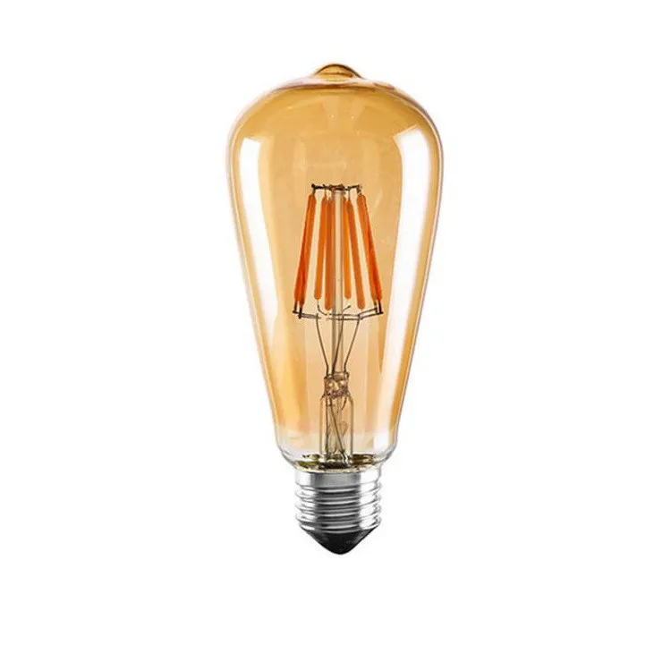 New Arrivals ST58 Vintage Edison Light Bulbs 2/4/6/8W E27 lamp LED Light Incandescent bulb Tungsten Lamp