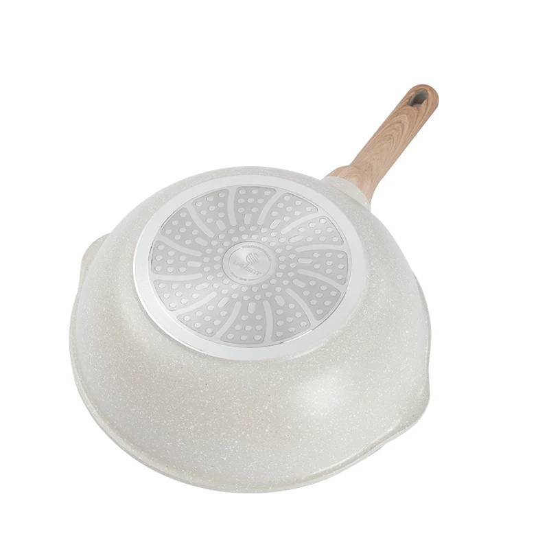 nonstick die-casting aluminum wok pan with induction 30cm