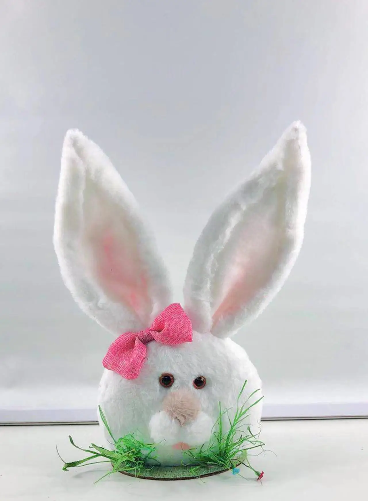 Wholesale hot sale 2023 New Handmade Easter cartoon decorative foam rabbit head
