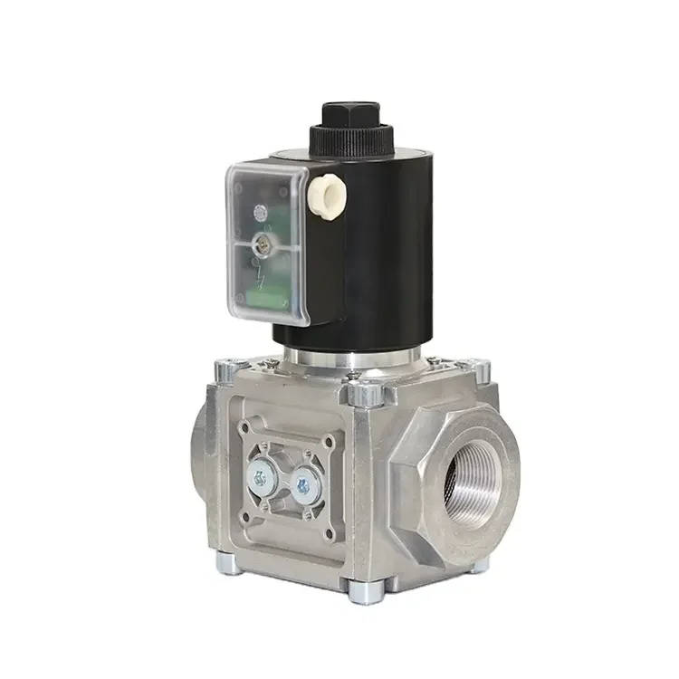 Flow Adjustable Magnetic Solenoid Gas Valves For Melting Furnace