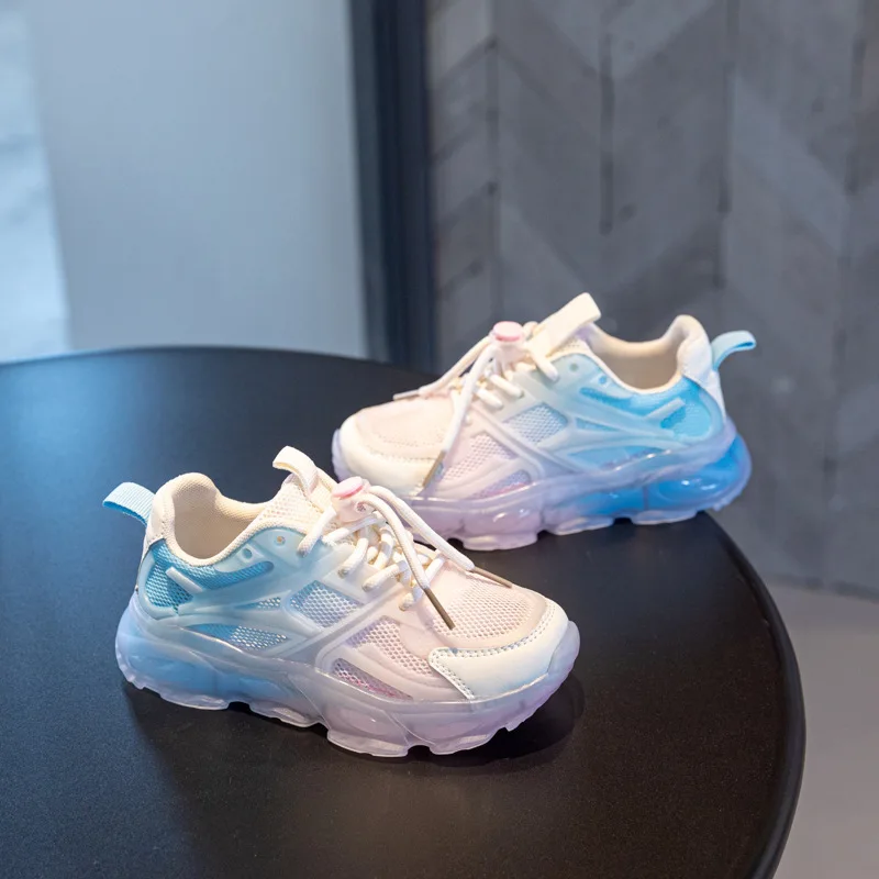 New styles fashion lightweight wholesale sports stock  girl  boy shoes kids teenage  children shoes sneakers