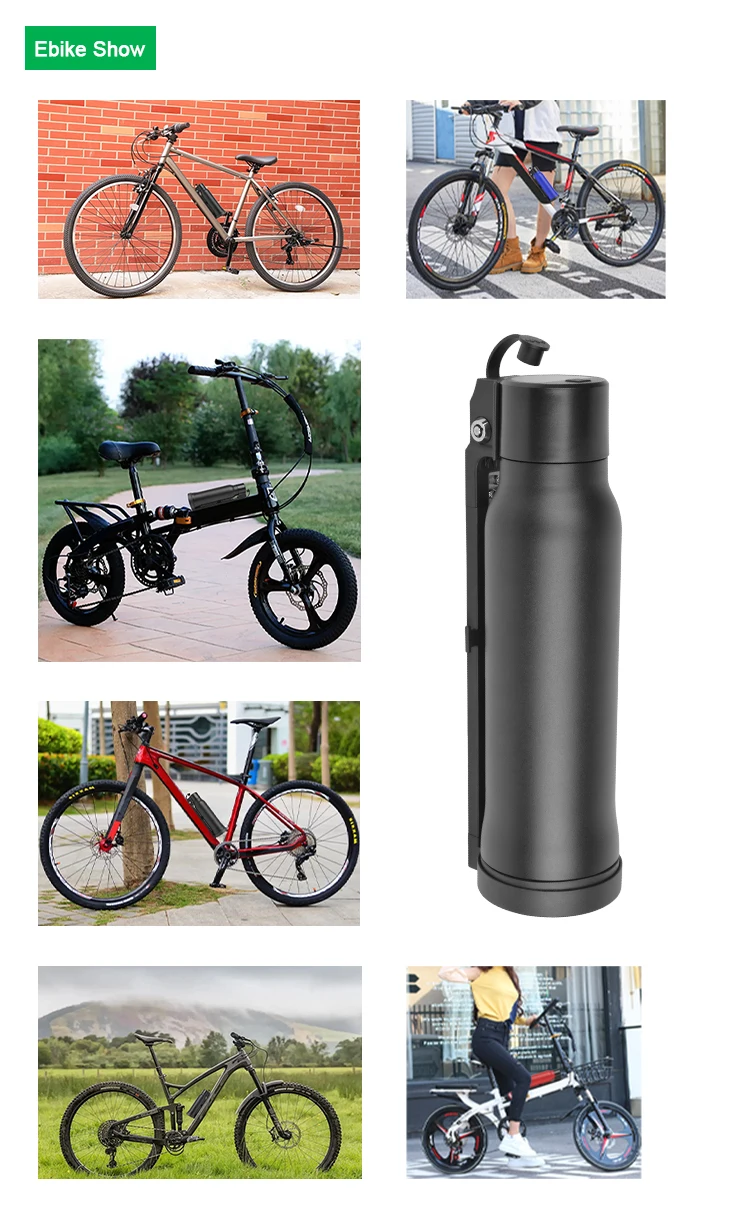 Deep Cycle Removeable Lithium ion li-ion 7Ah 9Ah 10.4Ah Water Bottle 24V 36V 48V E-Bike Battery for Electric E Bike Ebike
