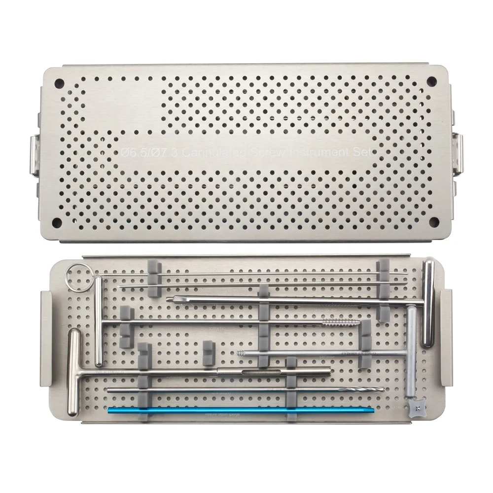 6.5/7.3 Cannulated Screw Orthopedic Surgical Instruments Set Low Prices