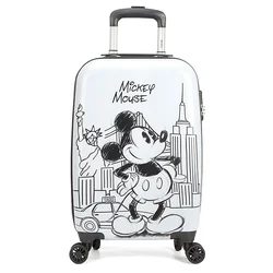 Customize Colourful Cartoon Mickey Childrens Travel Trolley Baby Carryon Suitcase Kids Hard Case Luggage