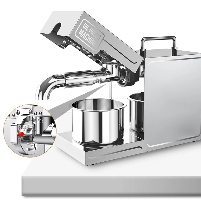 Fully Automatic Small Electric Oil Press Machine Oil Making Processing Machine Mini Seed Oil Pressers Comercial