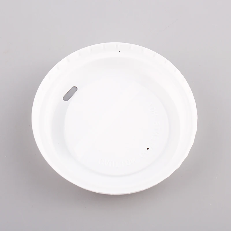 12/16 унций 90 мм Универсальная плоская пластиковая крышка Крышка для кофейной чашки для бумажных стаканчиков