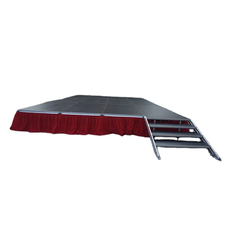 SHOW CHOIR PERFORMANCE concert aluminum stage platform with skirting