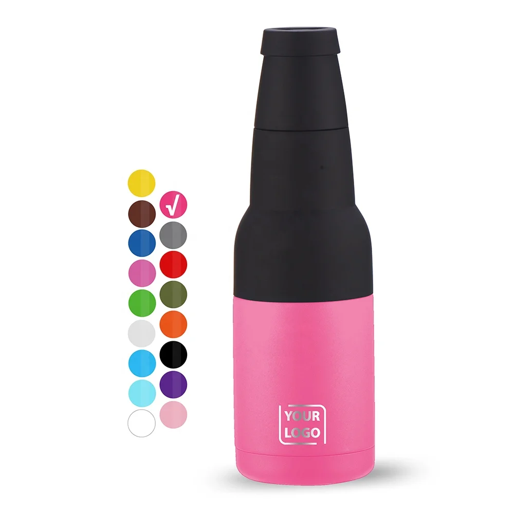 Metal 12 oz Vacuum Insulated Soda Bottle Can Cooler Wholesale Stainless Steel Double Wall 12oz Beverage Beer Cola Can Cooler