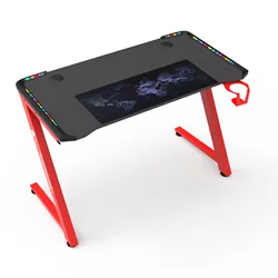 Custom Gaming Table with LED Lights PC Laptop Computer Gaming Desk