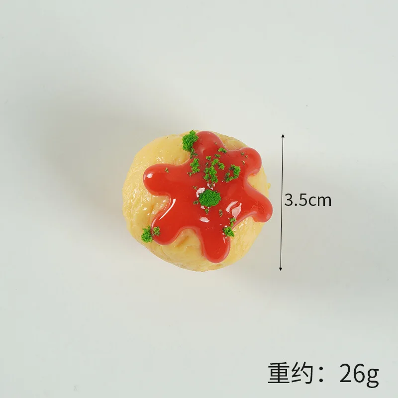 Модель шарика осьминога из ПВХ имитация еды закусок кулон Японская Игрушка takoyaki брелок
