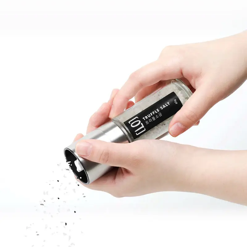 HAEYEAREUM3 PREMIUM TRUFFLE SEA SALT LO 60g GRINDER maintaining the taste and aroma of seasalt with a stainless steel grinder