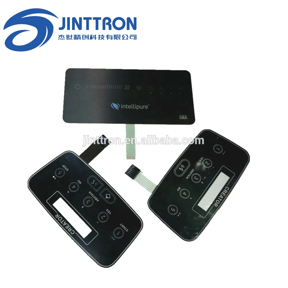 Air fresh filter controller panel used capacitive membrane touch switch, sensitive slide touch panel switch control button