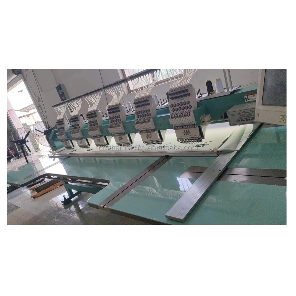 Used Japan TAJIMAs Embroidery Machine 6 Heads 12 Needles Computerized Embroidery Machine