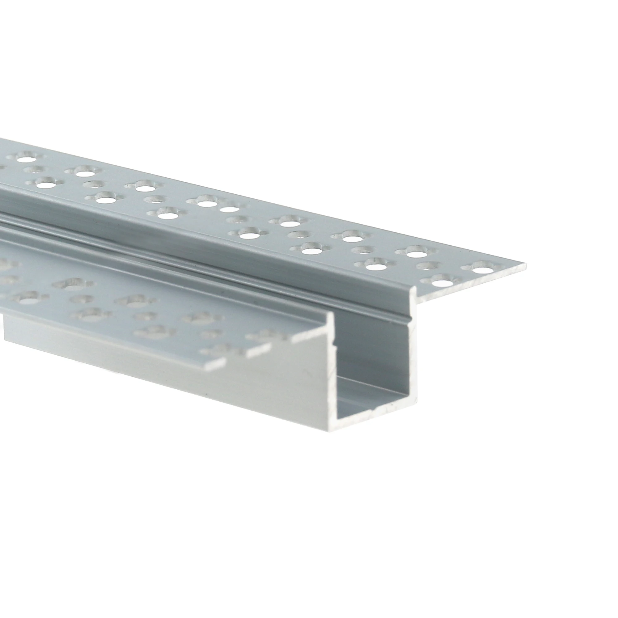 Seamless Drywall LED Channel Architectural Gypsum Plaster Led Aluminium Profile Ceiling Extrusion Channel Light