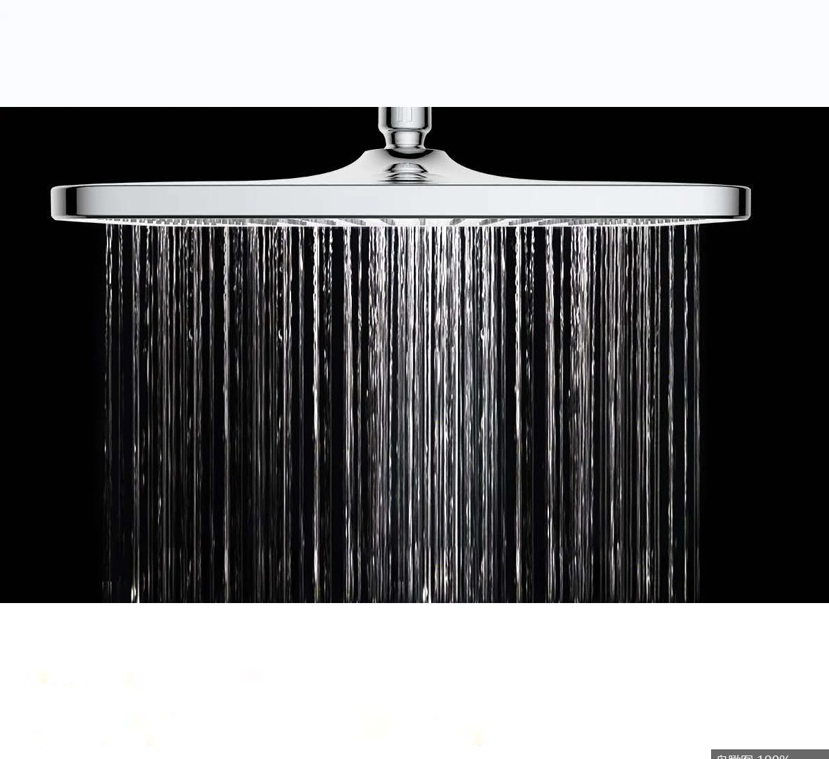 Новый дизайн, Лидер продаж, функциональная насадка для душа из АБС-пластика и хрома, 12 дюймов, квадратная насадка для Дождевого душа, 1 функция